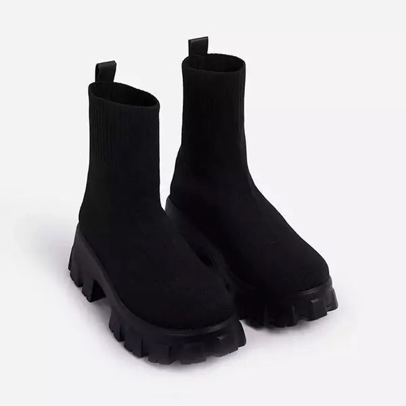 Platform Sock Boots - Picture 5 of 13